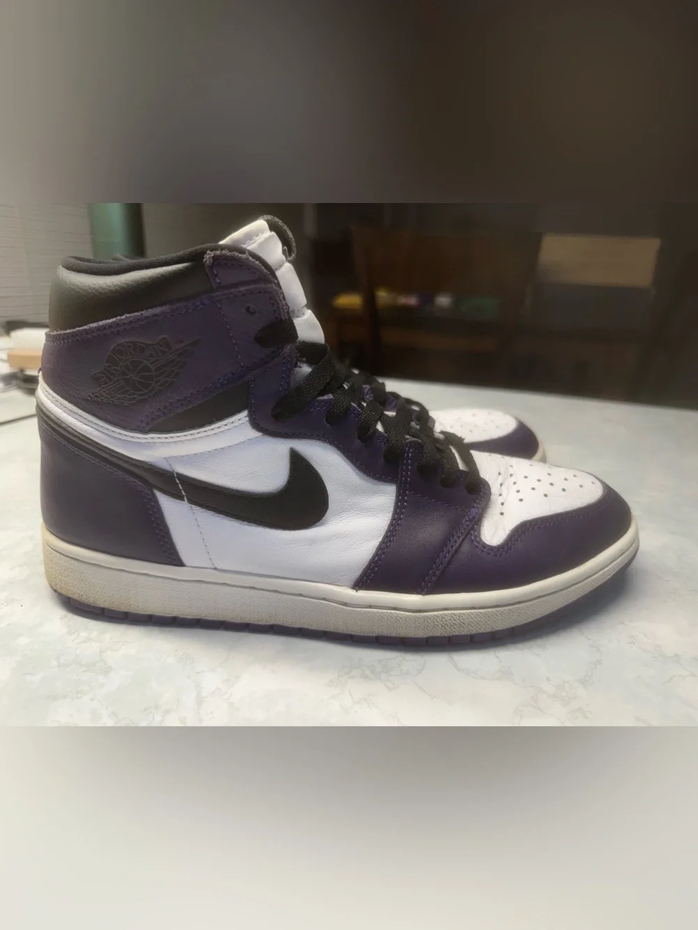 Jordan 1 Retro High Court Purple White